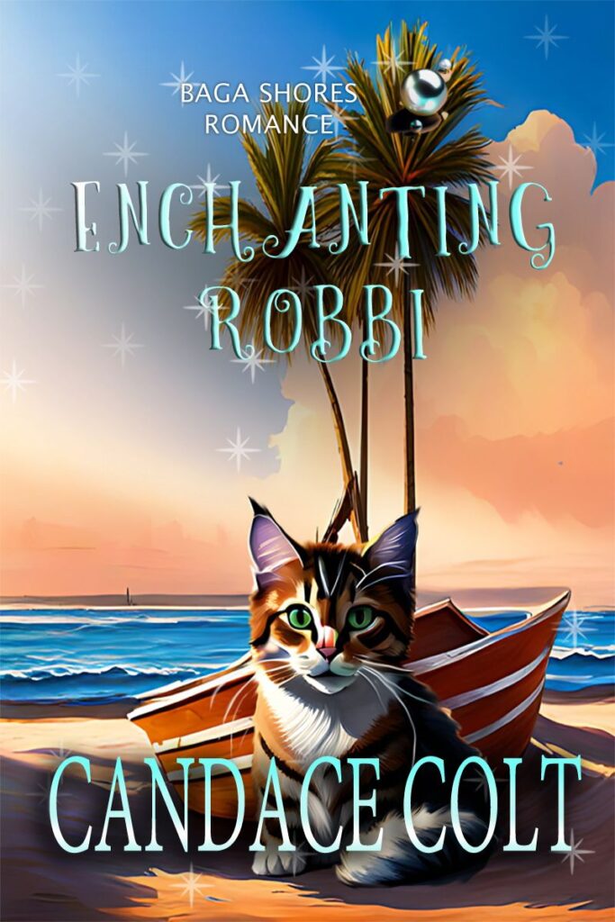 ENCHANTING ROBBI is the 3rd sweet paranormal romance story in Candace Colt's Baga Shores romance series.  